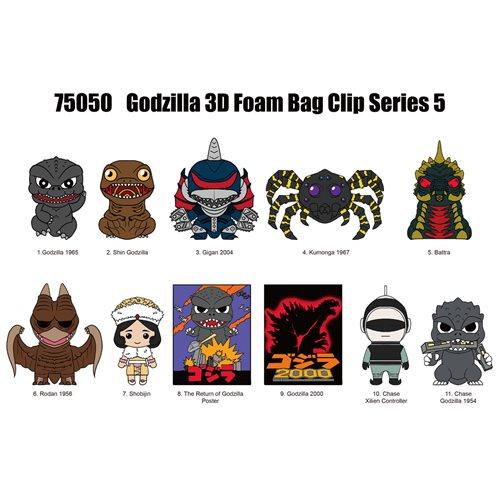 3D Foam Bag Clip | Godzilla | Series 5 - Anime Island CA