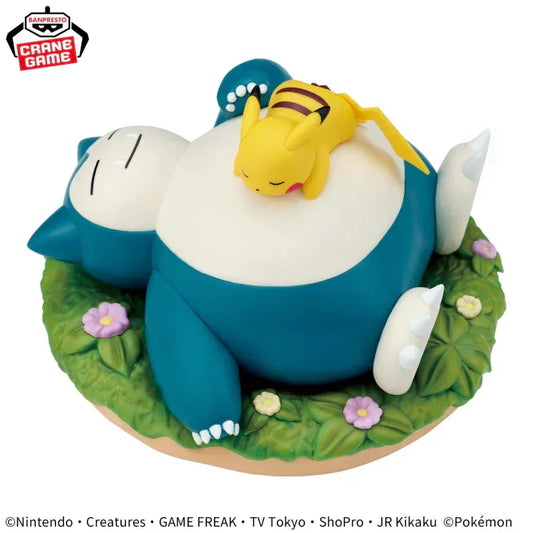 Figure | Pokemon | Relax Time Pikachu & Snorlax | Bandai