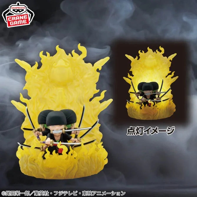 Light | One Piece | Roronoa Zoro Kiki Kyutoryu Ashura 5.9" Lights Banpresto