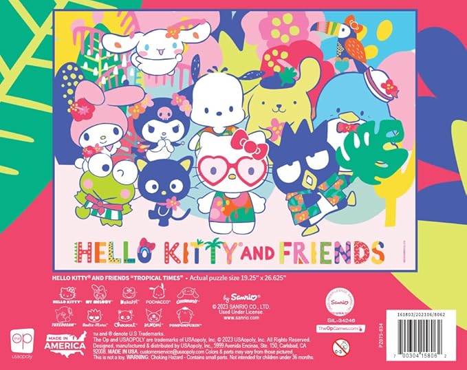 Puzzle | Sanrio | Hello Kitty & Friends - Tropical Times | 1000 pcs