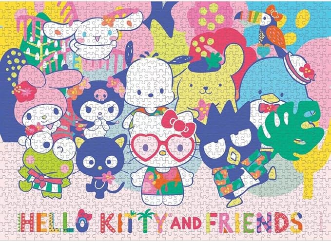 Puzzle | Sanrio | Hello Kitty & Friends - Tropical Times | 1000 pcs