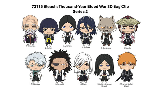 Bag Clip | BLEACH | 3D Foam Bag Clip | Thousand-Year Blood War | Series 2