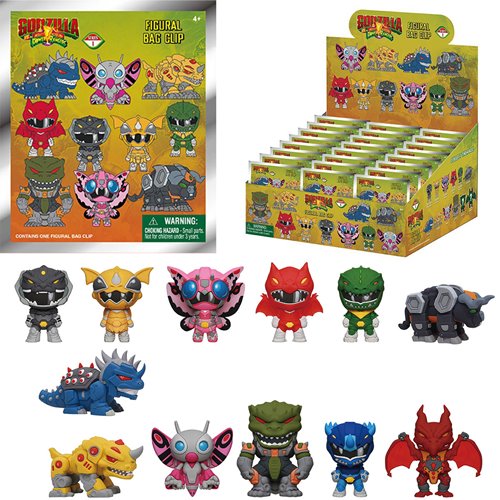 3D Foam Bag Clip | Godzilla vs. Power Rangers | Series 1