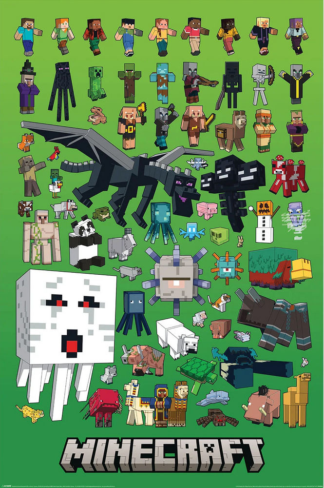 Poster | Minecraft | Character Montage