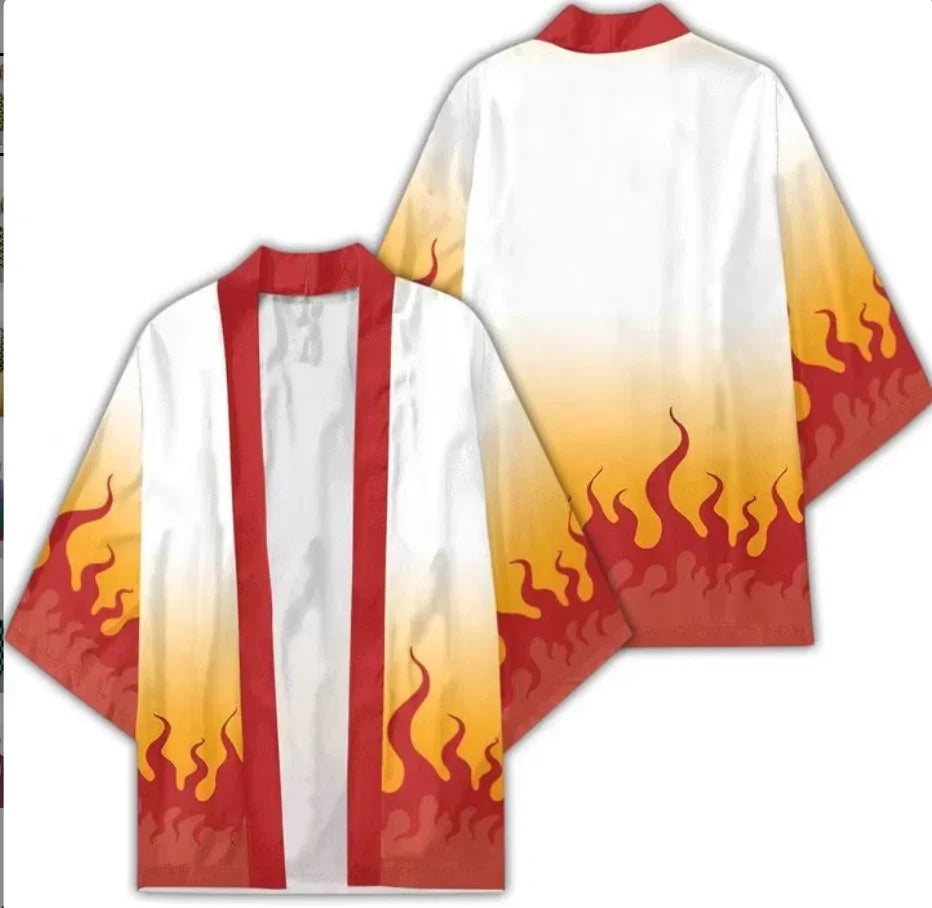 Haori | Demon Slayer: Kimetsu no Yaiba | Rengoku Kyojuro - Anime Island CA