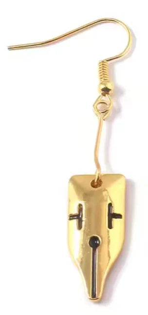 Earring | JoJo's Bizarre Adventure | Rohan Kishibe Pen Tip Button - Anime Island CA