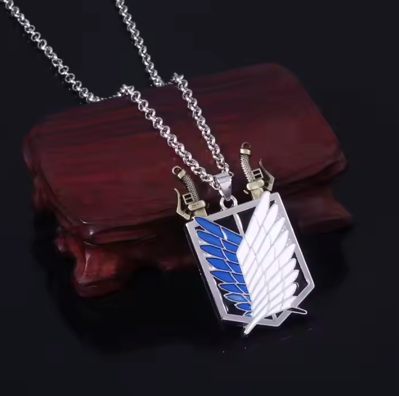 Necklace | Attack on Titan | Wings of Freedom w/Swords