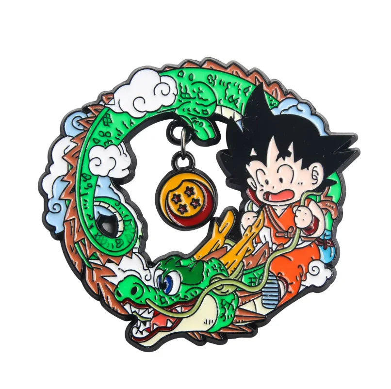 Pin | Dragon Ball | Son Goku & Shenron