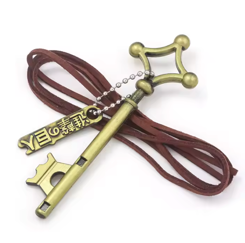 Necklace | Attack on Titan | Eren's Key w/ Logo