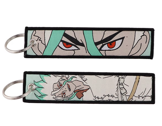 Keychain | Dr. Stone | Embroidered - Anime Island CA