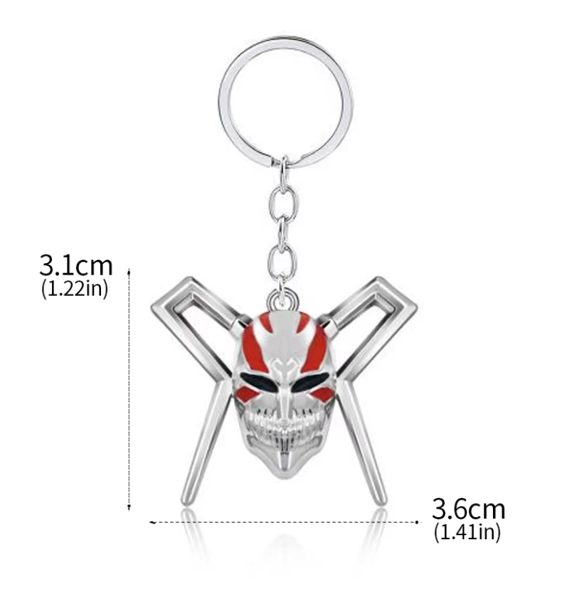 Keychain | BLEACH | Ichigo's Hollow Mask (see variants) - Anime Island CA