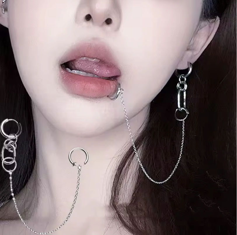 Cosplay | Lip/Earring Chain (see variants)