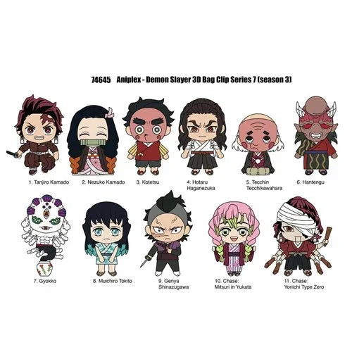 Bag Clip | Demon Slayer: Kimetsu no Yaiba | Series 7 Bag Clips Monogram