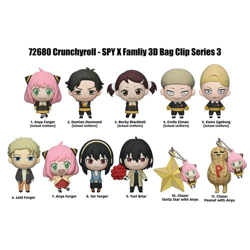 Bag Clip | Spy X Family | Series 3 Bag Clips Monogram