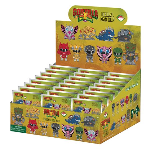 3D Foam Bag Clip | Godzilla vs. Power Rangers | Series 1