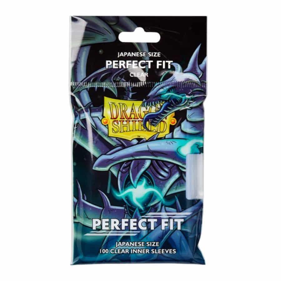perfect fit card sleeves Dragon Shield Japanese Size Clear Perfect Fit Sleeves
