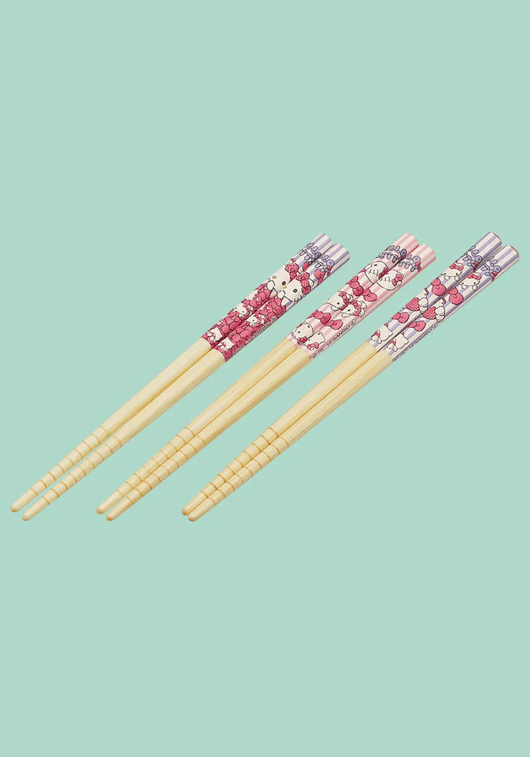 Chopsticks | Sanrio | Hello Kitty | Bamboo 6.5" 3pcs set Kitchenware Skater