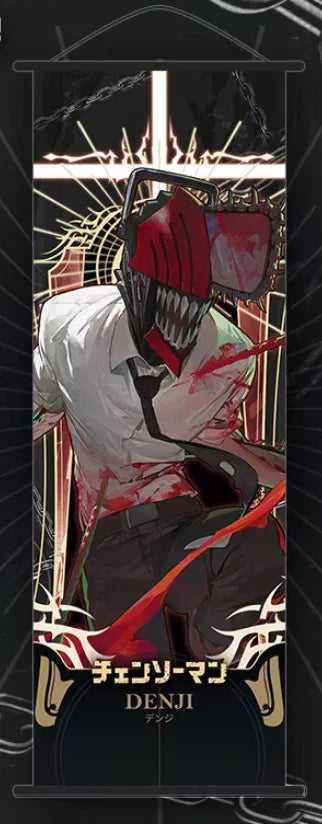 Wall Scroll | Chainsaw Man | Denji/CM | Cross - Anime Island CA