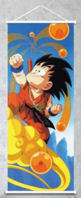 Wall Scroll | Dragon Ball | Goku (Flying Nimbus) - Anime Island CA