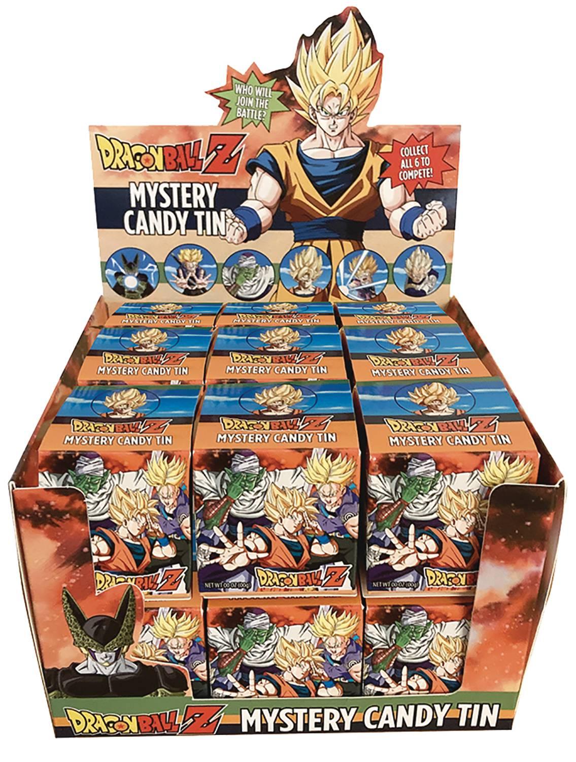 Candy | DBZ Cell Saga Mystery Box Tin - Anime Island CA