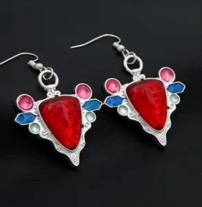 Earring | JoJo's Bizarre Adventure | Red Stone of Aja Earrings Anime Island CA