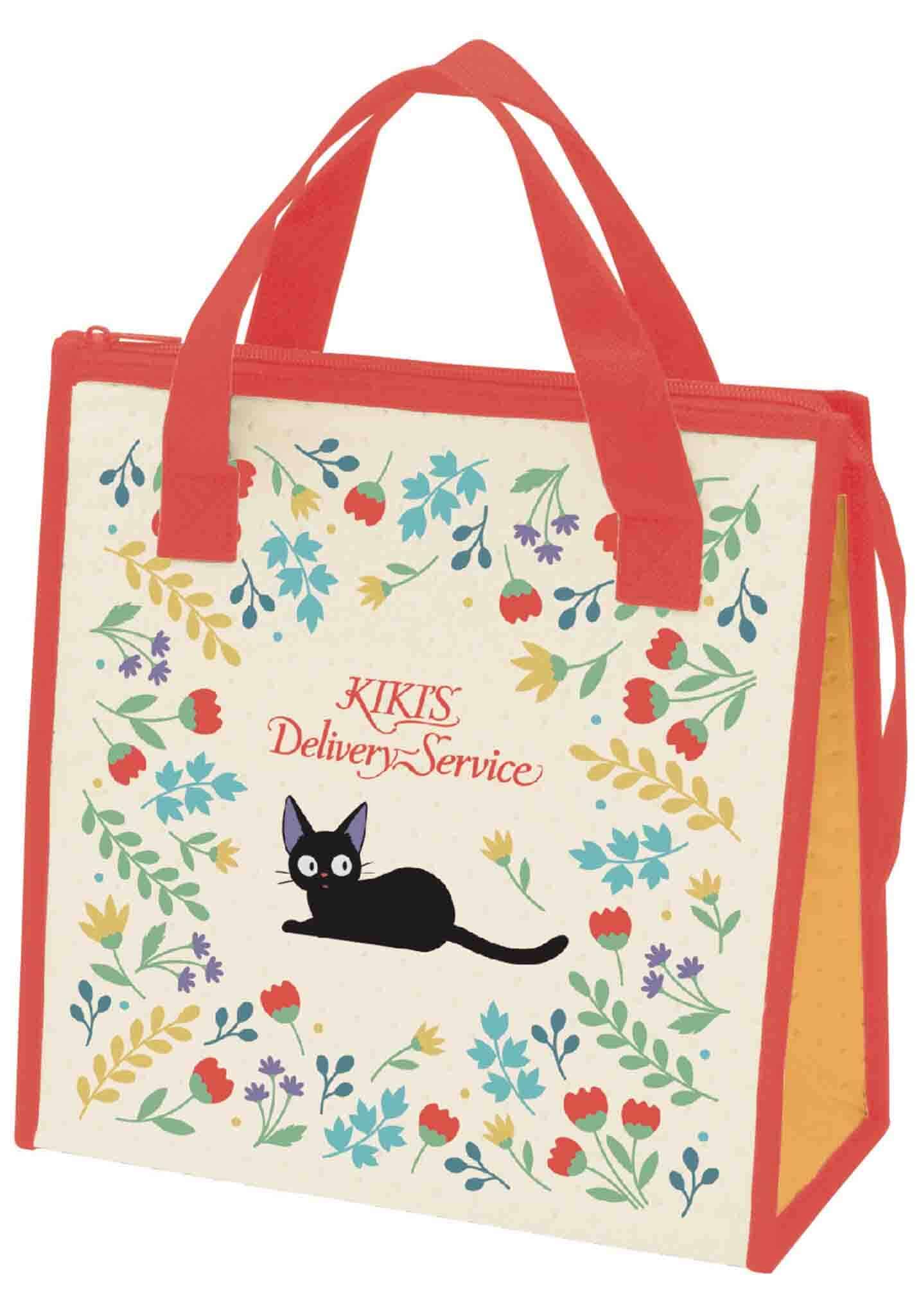 Lunch Bag | Studio Ghibli | Kiki's Delivery Service | Jiji (Botanical) | Insulated
