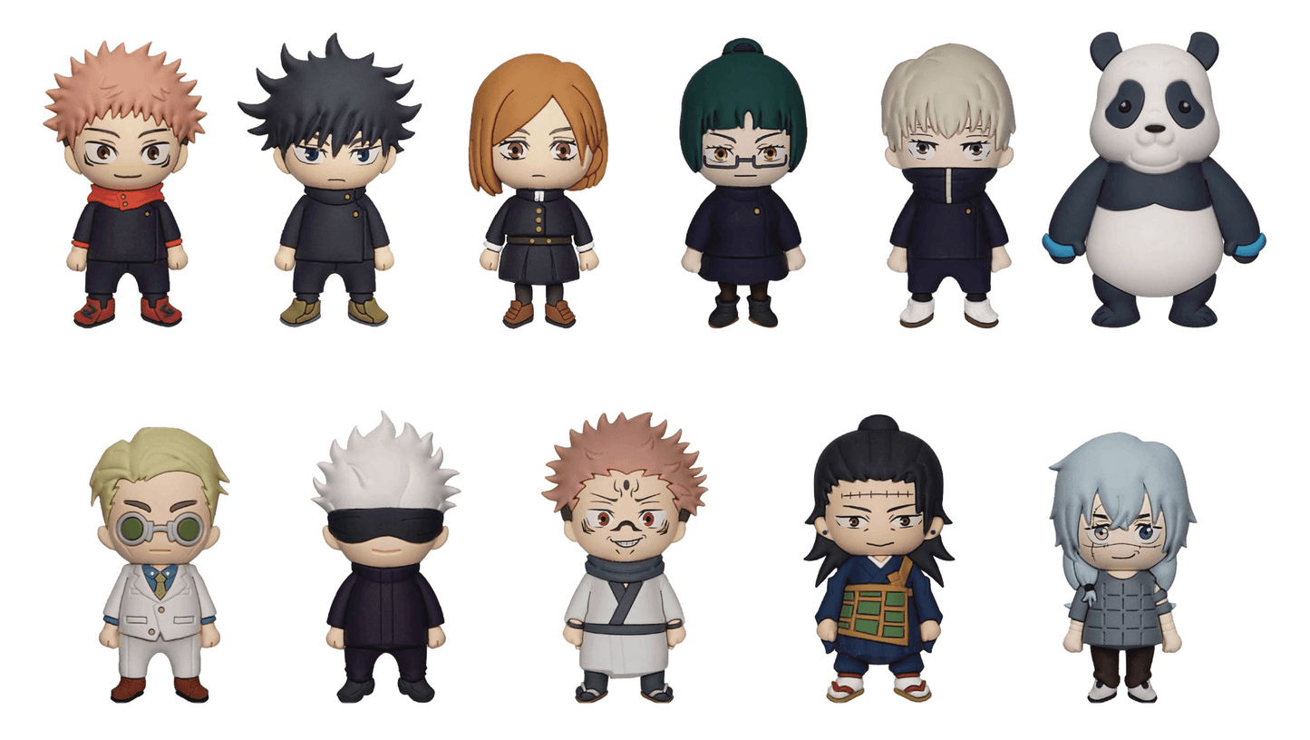 JUJUTSU KAISEN SERIES 1 3D BAG CLIP - Anime Island CA