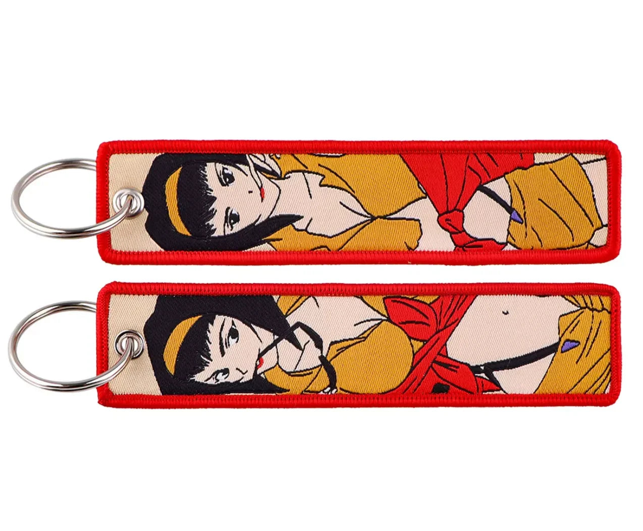 Keychain | Cowboy Bebop | Embroidered Jet Tag (see variants) Keychain Anime Island CA