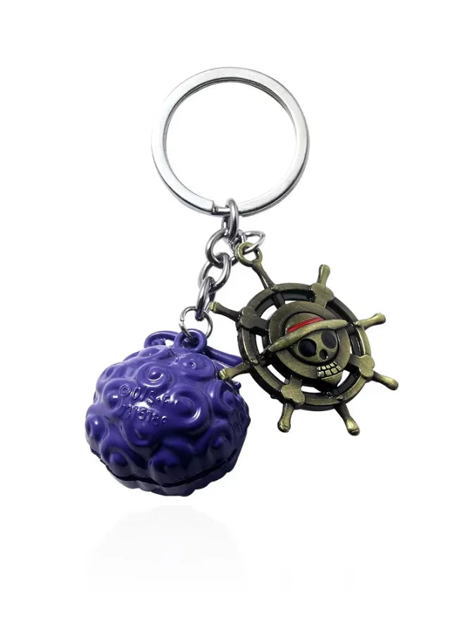 Keychain | One Piece | Devil Fruit | Gomu Gomu (see variants) Keychain Anime Island CA