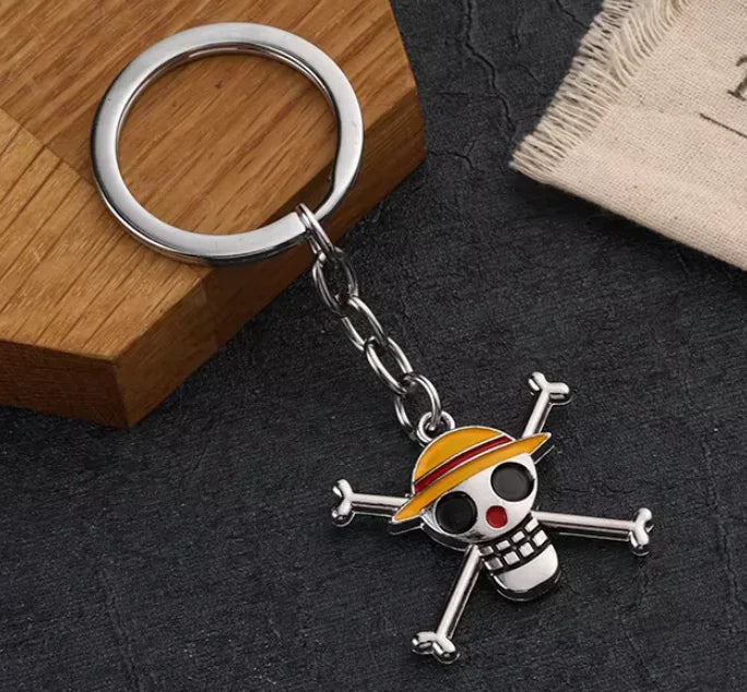 Keychain | One Piece | Straw Hat Pirates Logo Keychain Anime Island CA