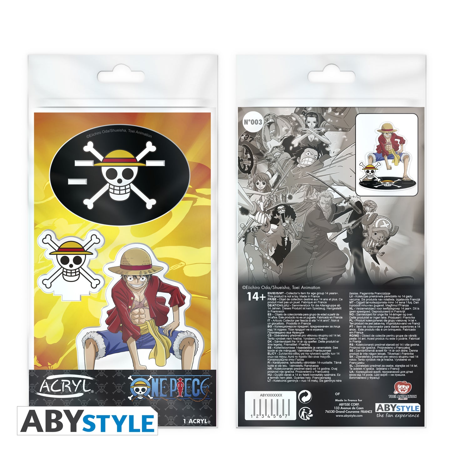Acrylic Figure | One Piece | Monkey D. Luffy | Abysse