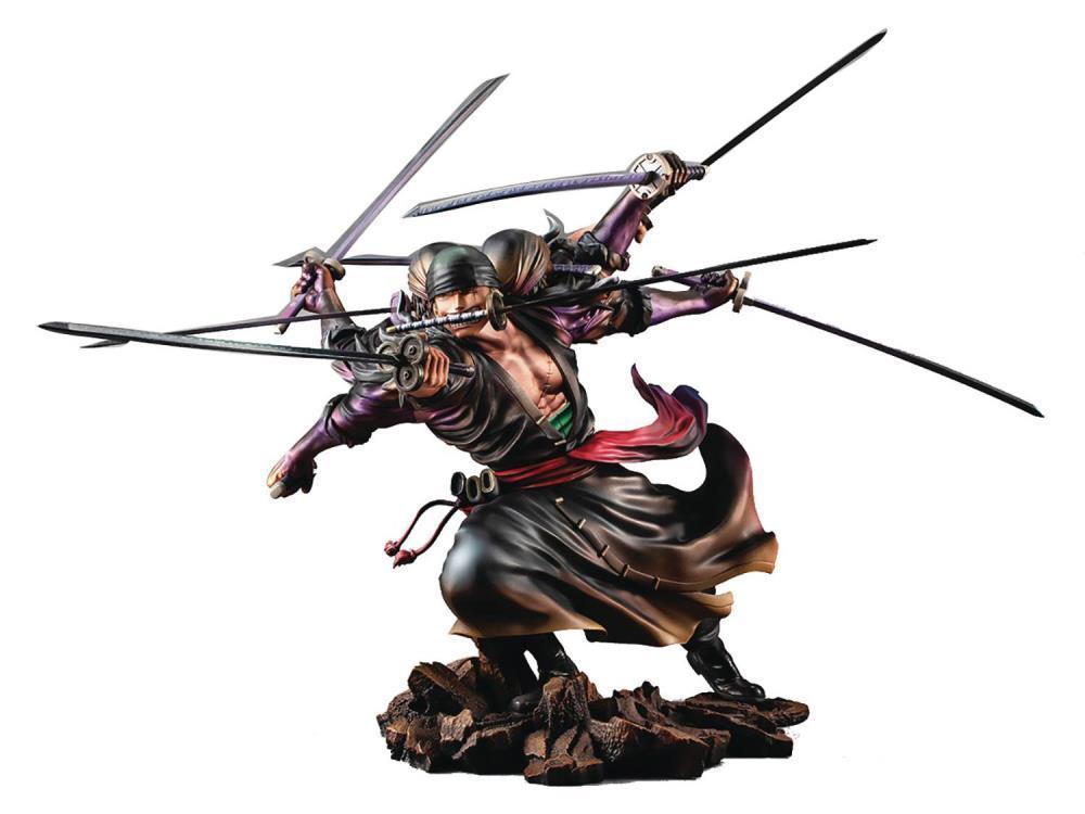Figure | One Piece | Roronoa Zoro | MegaHouse “WA-MAXIMUM” Demon Spirit Kyuutou-ryuu “Asura” | Precious G.E.M. Series - Anime Island CA