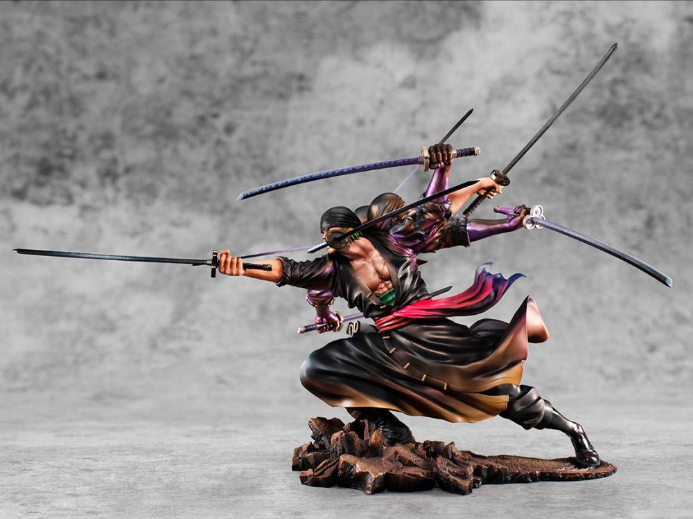 Figure | One Piece | Roronoa Zoro | MegaHouse “WA-MAXIMUM” Demon Spirit Kyuutou-ryuu “Asura” | Precious G.E.M. Series - Anime Island CA
