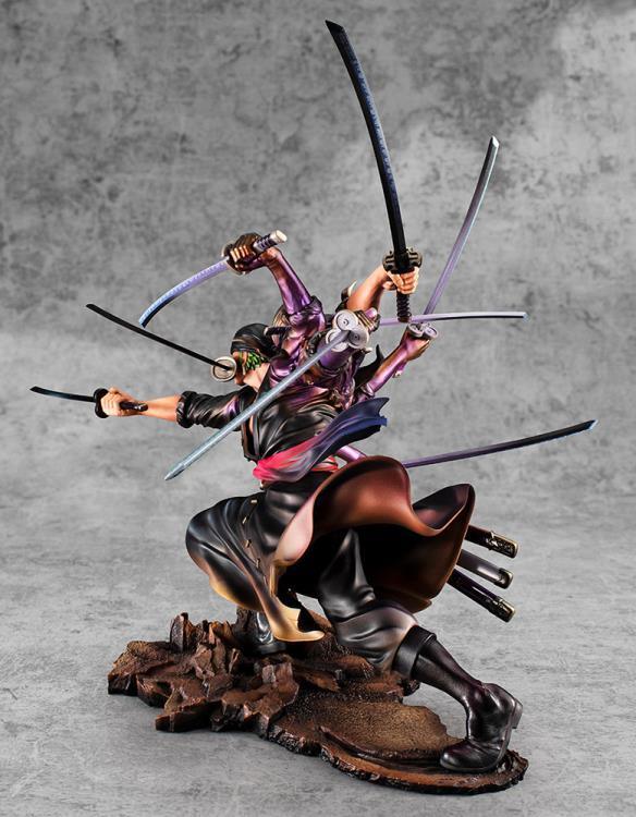 Figure | One Piece | Roronoa Zoro | MegaHouse “WA-MAXIMUM” Demon Spirit Kyuutou-ryuu “Asura” | Precious G.E.M. Series - Anime Island CA