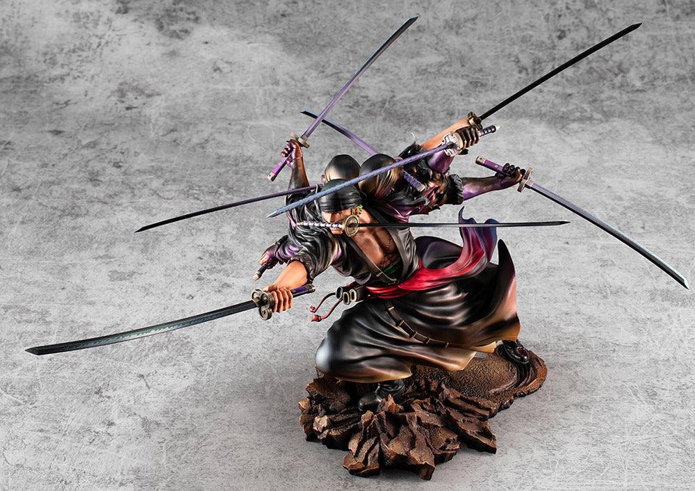 Figure | One Piece | Roronoa Zoro | MegaHouse “WA-MAXIMUM” Demon Spirit Kyuutou-ryuu “Asura” | Precious G.E.M. Series - Anime Island CA