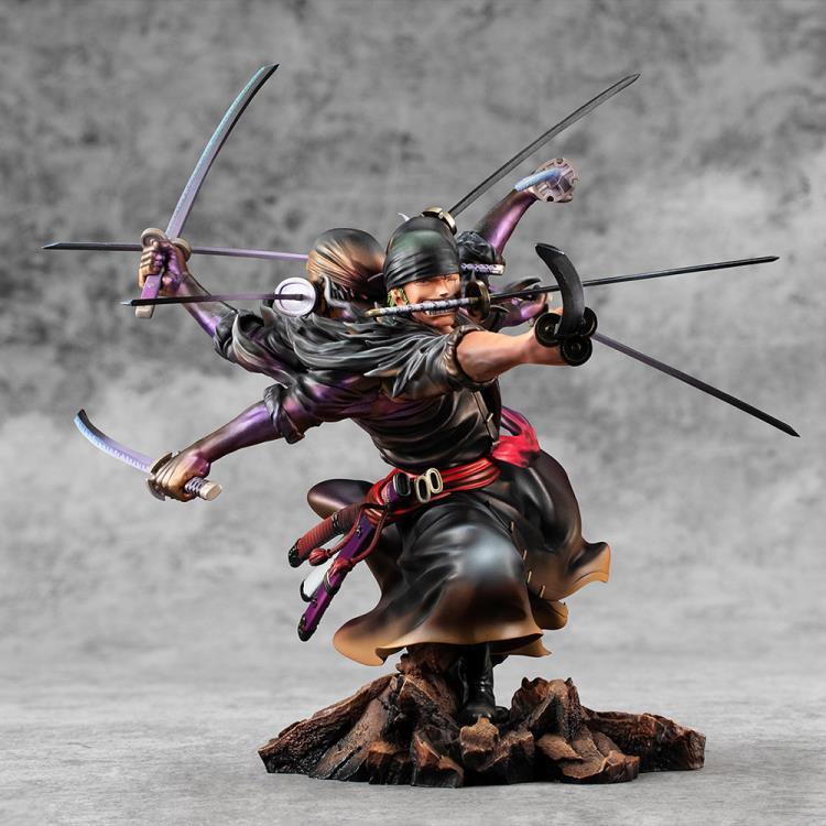 Figure | One Piece | Roronoa Zoro | MegaHouse “WA-MAXIMUM” Demon Spirit Kyuutou-ryuu “Asura” | Precious G.E.M. Series - Anime Island CA