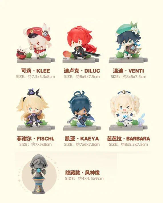 Blind Box | Genshin Impact | Battle Scene Series | miHoYo Mondstadt Edition - Anime Island CA