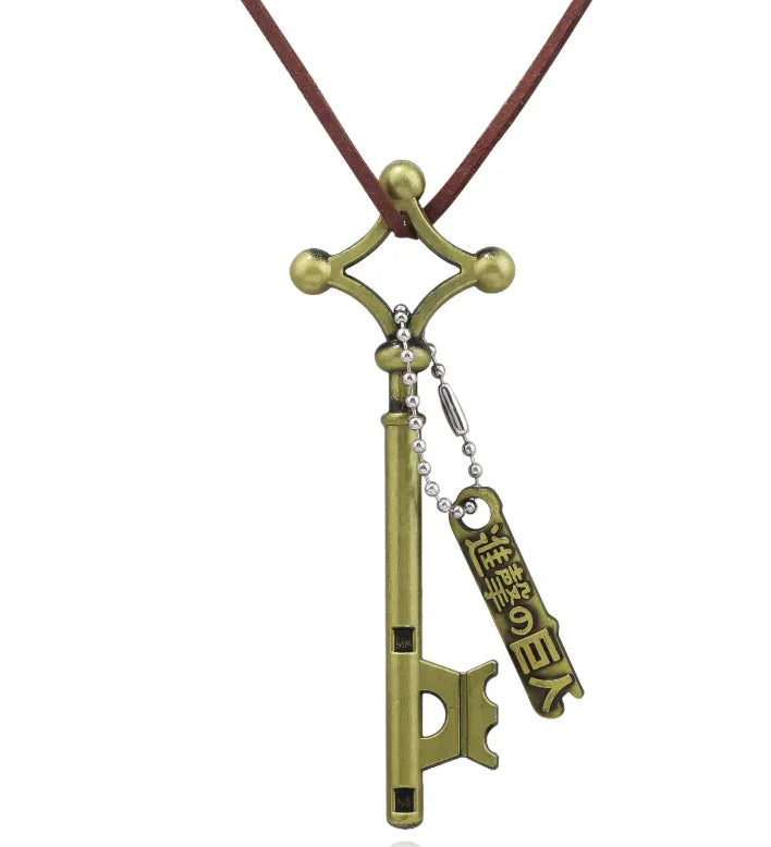 Necklace | Attack on Titan | Eren's Key Necklaces Anime Island CA