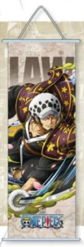 Wall Scroll | One Piece | Trafalgar Law | Name - Anime Island CA