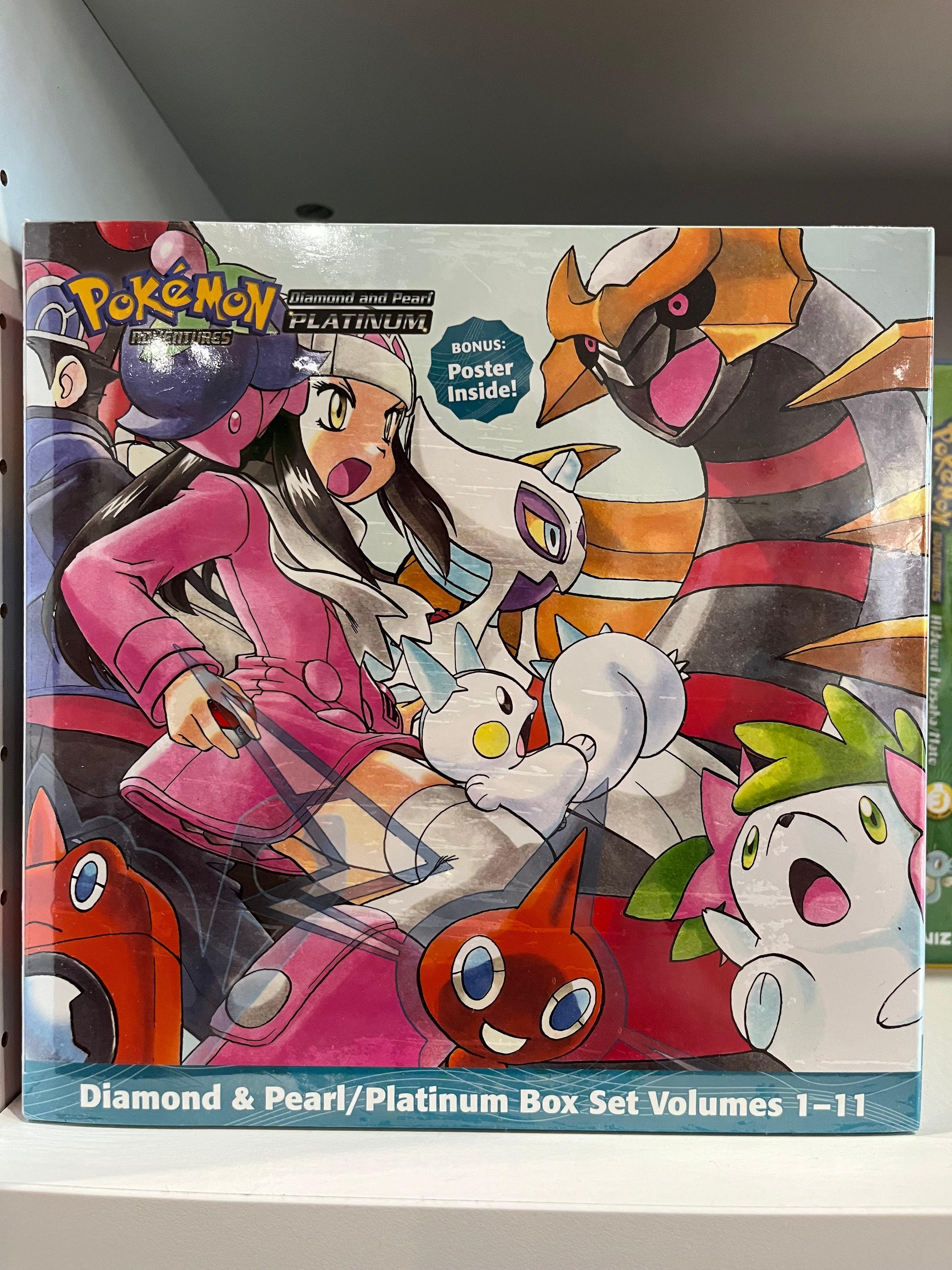 VideoGameArt&Tidbits on X: Pokémon Adventures: Diamond and Pearl Platinum  Vol 1 - cover artwork and art assets that make up the composition.   / X