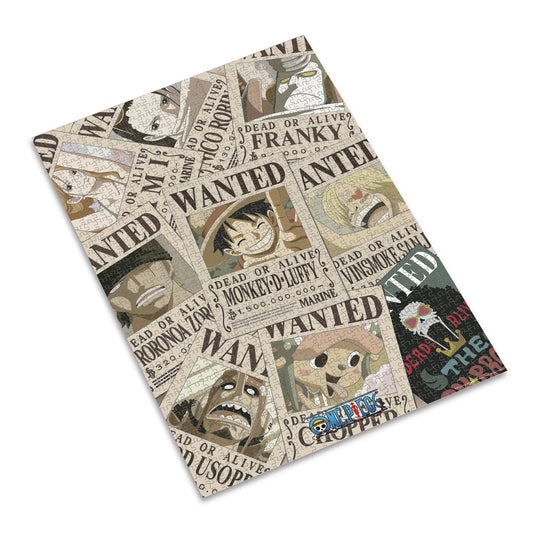 Puzzle | One Piece | Wanted Posters | 1000 pc Games & Puzzles Diamond
