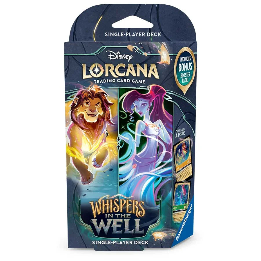 Lorcana | TCG: Set 10: Whispers in the Well | Starter Decks Cards Ravensburger