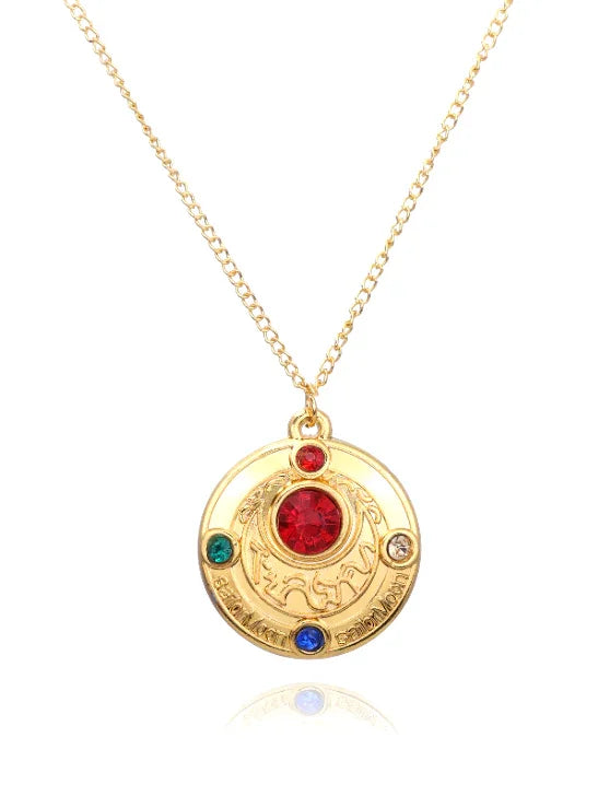 Necklace | Sailor Moon | Sailor Locket / Transformation Brooch - Anime Island CA