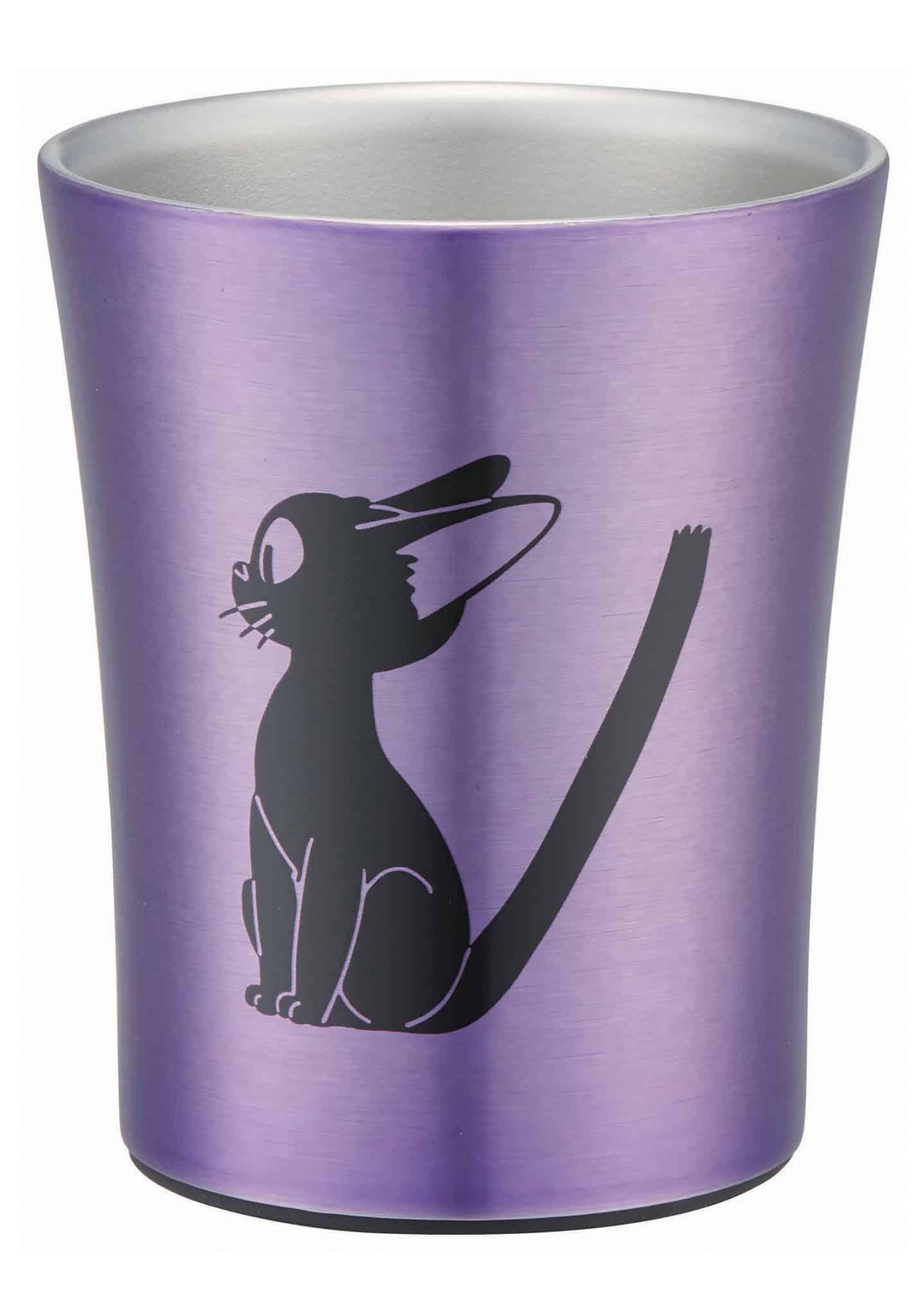 Tumbler | Studio Ghibli | Kiki's Delivery Service | Jiji (Purple) | Stainless Steel | 250 ml. - Anime Island CA
