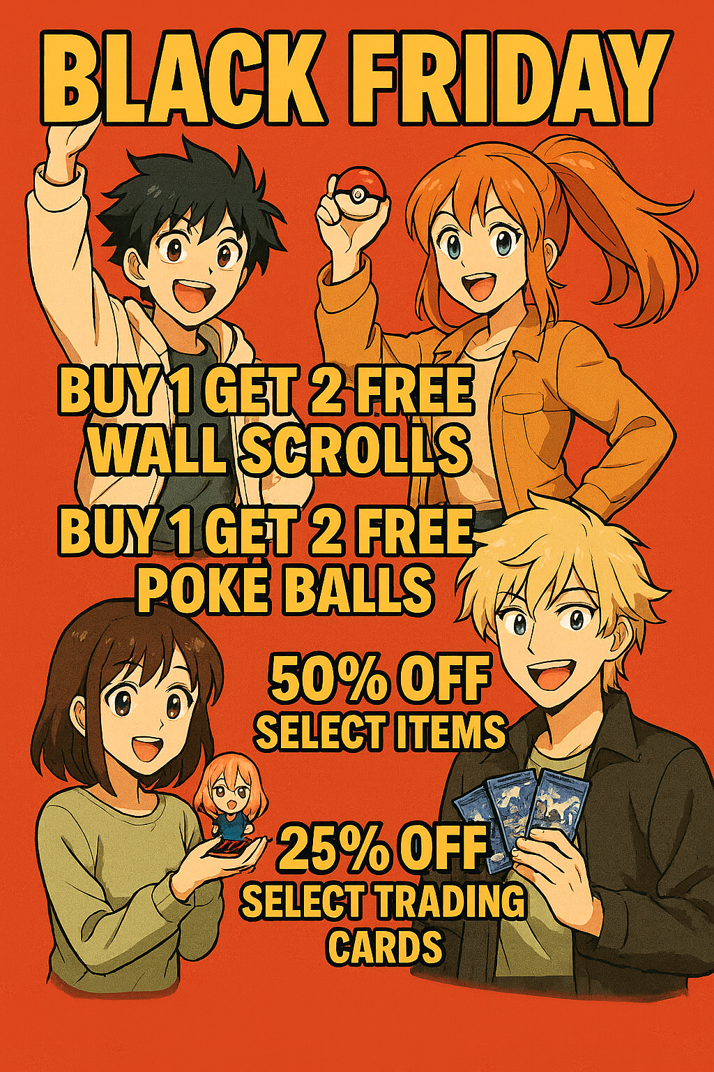 🎉 Anime Island Black Friday Mega Event Is LIVE — Buy 1 Get 2 Free, 50% Off & More!