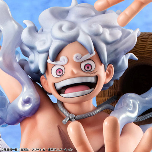 Figure | One Piece | Portrait.Of.Pirates | Monkey D. Luffy Gear Five (Evolutionary History) | Megahouse