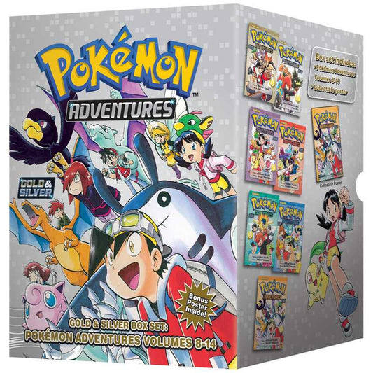 Manga | Pokémon Adventures | Box Set | Gold & Silver Box Set (v. 8-14)