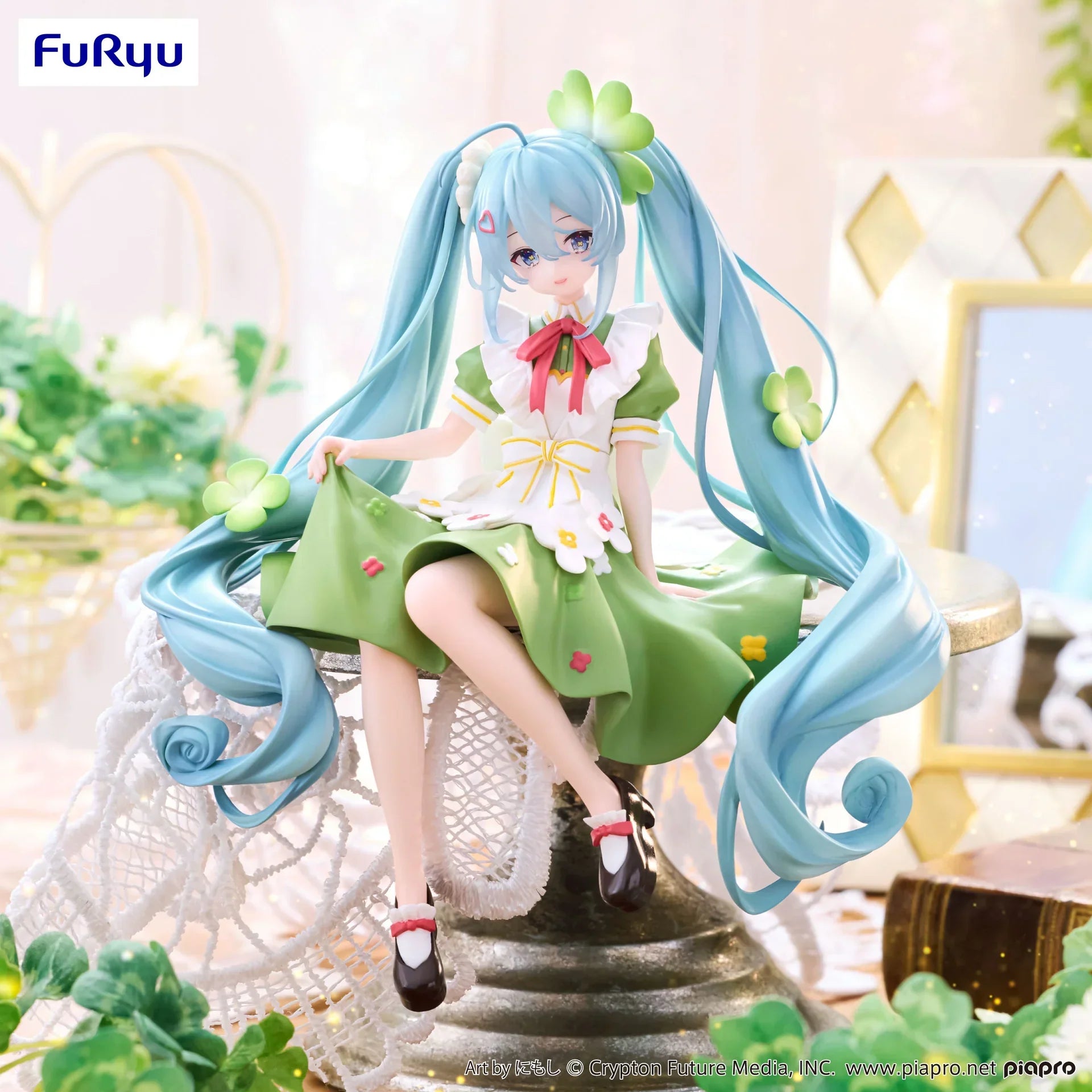 Figure | Hatsune Miku | Flower Fairy Clover | FuRyu Noodle Stopper Figure FuRyu