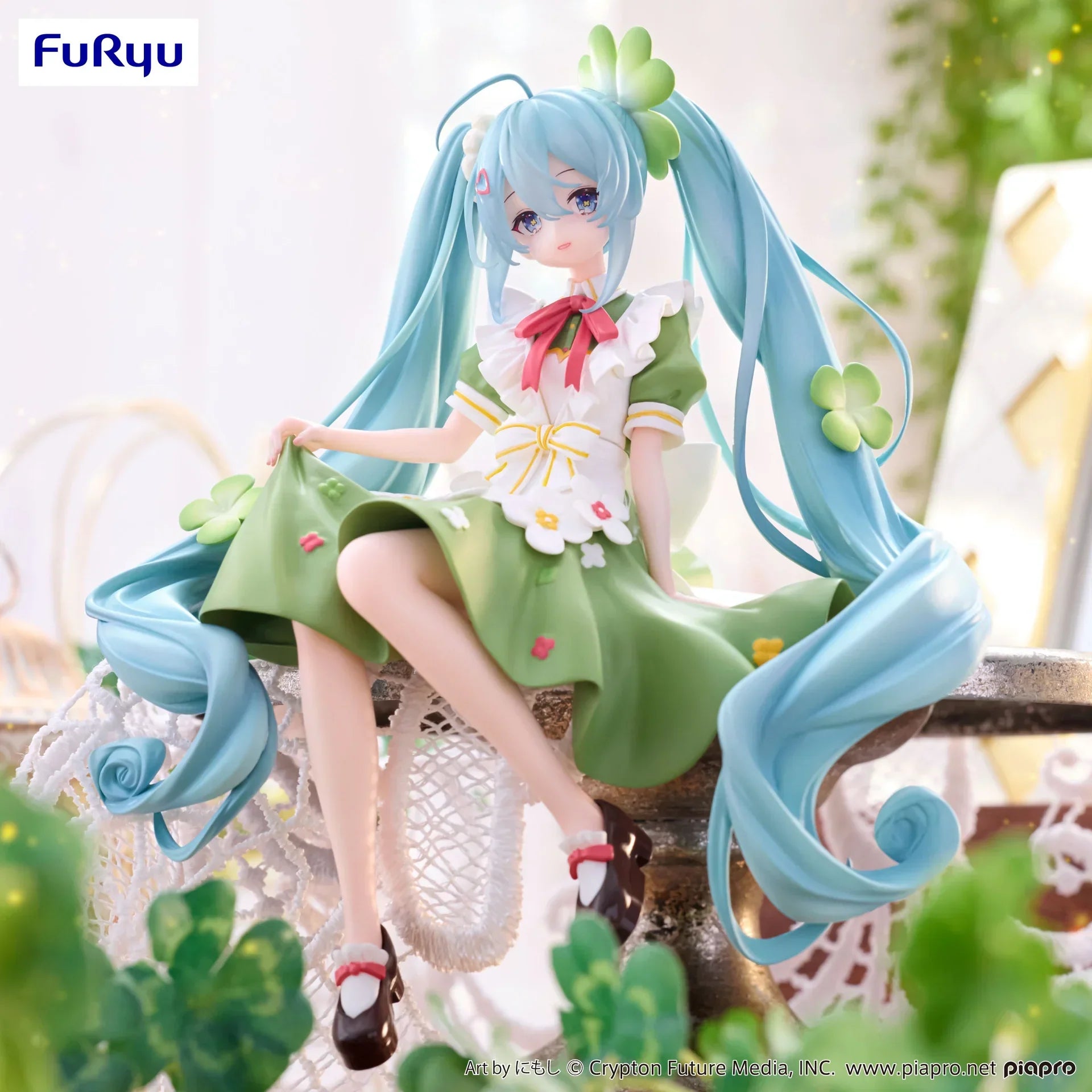 Figure | Hatsune Miku | Flower Fairy Clover | FuRyu Noodle Stopper Figure FuRyu
