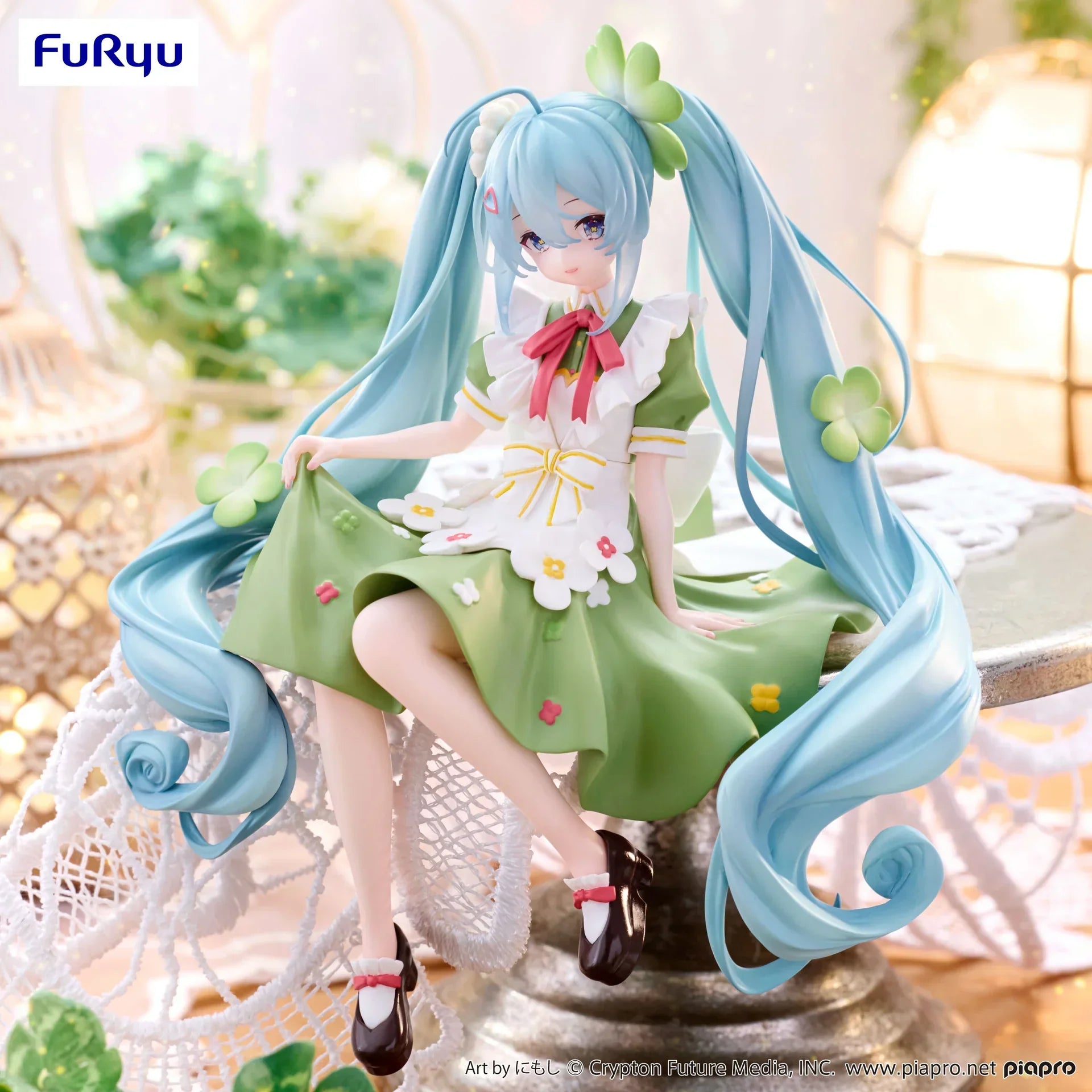 Figure | Hatsune Miku | Flower Fairy Clover | FuRyu Noodle Stopper Figure FuRyu